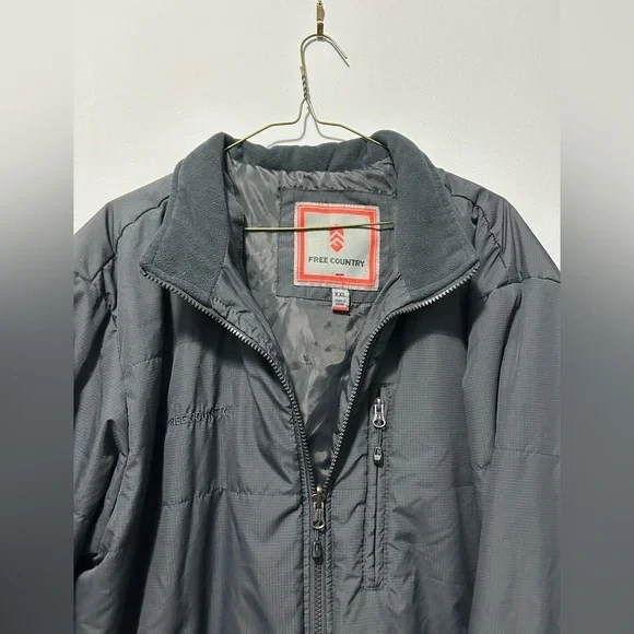 Free Country Men’s Plus Size Black Puffer Jacket - Picture 7 of 10